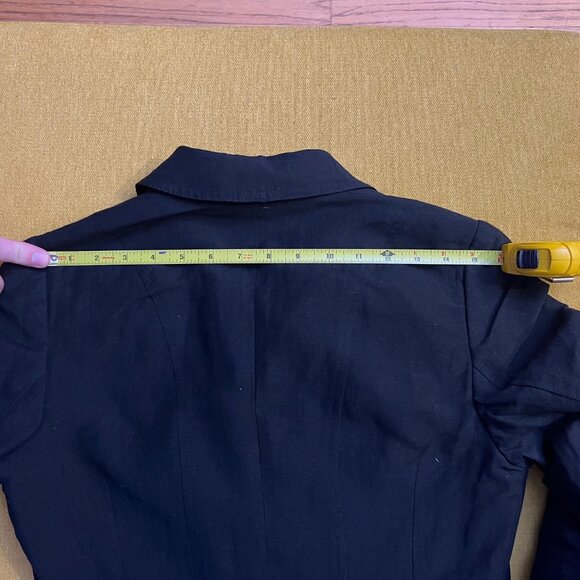 All Saints "Rare" Vintage Gwen Linen Mix Coat UK12 - Picture 15 of 16